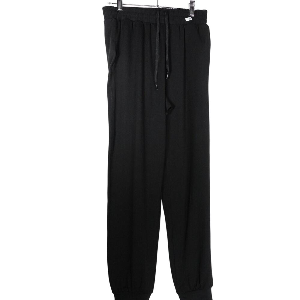VGUC Quince Large Women's High Rise Flowknit Boyfriend Jogger Black XS Casual
